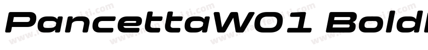 PancettaW01 BoldItalic Regular字体转换